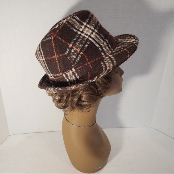 Women’s Plaid Fedora - Picture 2 of 5